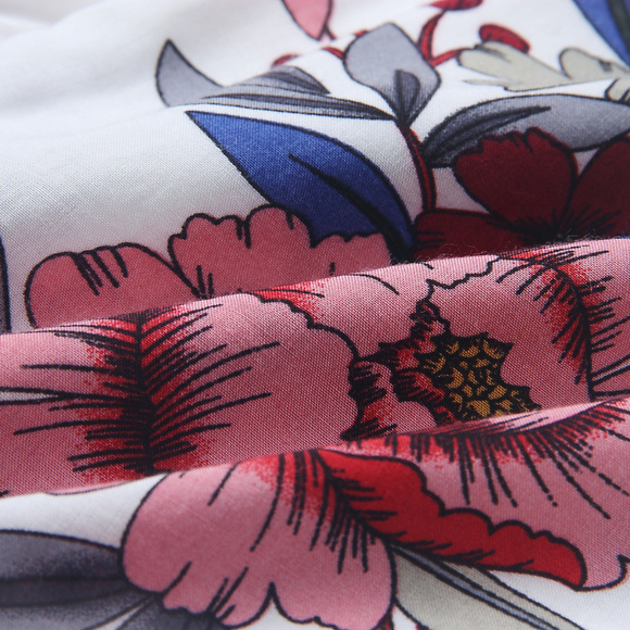 white Floral Juamper Suite Romper - Picture 5 of 6